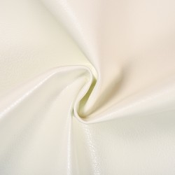 Ткань Дерматин (Кожзам) для мебели, цвет Белый (на отрез)  в Бердске