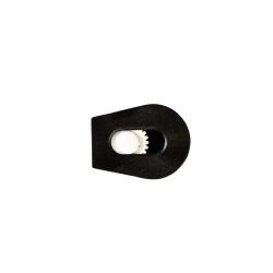 Зажим для шнура 4 мм KL цвет Чёрный + Белый (поштучно)  в Бердске