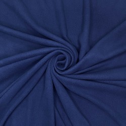 Флис Односторонний 130 гр/м2, цвет Темно-синий (на отрез)  в Бердске