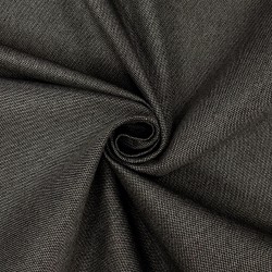 Ткань Рогожка (мебельная), цвет Тёмно-Серый (на отрез)  в Бердске
