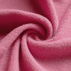 Флис Односторонний 130 гр/м2, цвет Розовый (на отрез)  в Бердске