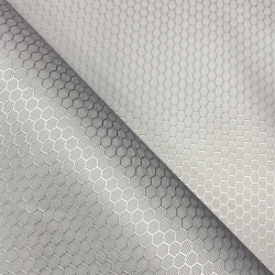 Ткань Oxford 300D PU Рип-Стоп СОТЫ, цвет Светло-Серый (на отрез) в Бердске