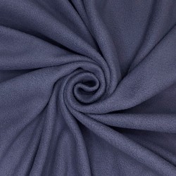 Ткань Флис Односторонний 130 гр/м2, цвет Темно-серый (на отрез)  в Бердске