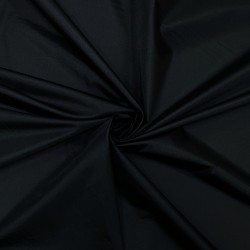 Ткань Дюспо 240Т  WR PU Milky (Ширина 150см), цвет Черный (на отрез) в Бердске