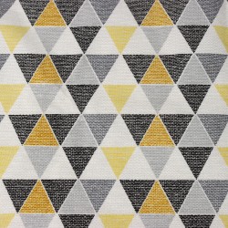 Интерьерная ткань Дак (DUCK) (ширина 1,8м), принт &quot;Малые Треугольники&quot; (на отрез) в Бердске