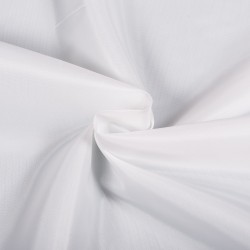 Ткань подкладочная Таффета 190Т, цвет Белый (на отрез)  в Бердске