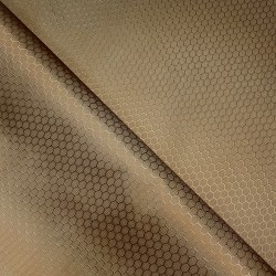 Ткань Oxford 300D PU Рип-Стоп СОТЫ, цвет Светло-Коричневый (на отрез) в Бердске
