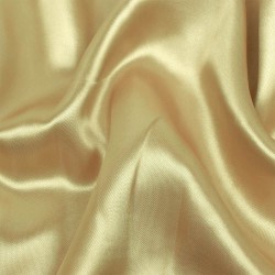 Ткань Атлас-сатин ЛЮКС, цвет Золотой (на отрез)  в Бердске