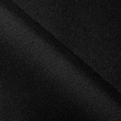 Прорезиненная ткань Оксфорд 600D ПВХ, Черный (на отрез)  в Бердске