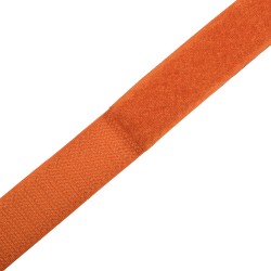 Контактная лента 25мм цвет Оранжевый (велькро-липучка, на отрез)  в Бердске
