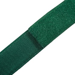 Контактная лента 40мм (38мм) цвет Зелёный (велькро-липучка, на отрез)  в Бердске