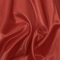 Ткань Атлас-сатин, цвет Красный (на отрез)  в Бердске