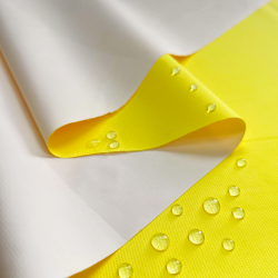Ткань Мембранная PREMIER BREATHABLE MILKY WR 10К/10К (Ширина 1,5 м), цвет Жёлтый (на отрез) в Бердске
