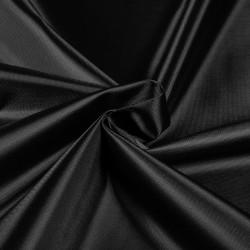 *Ткань Оксфорд 210D PU, цвет Черный (на отрез)  в Бердске